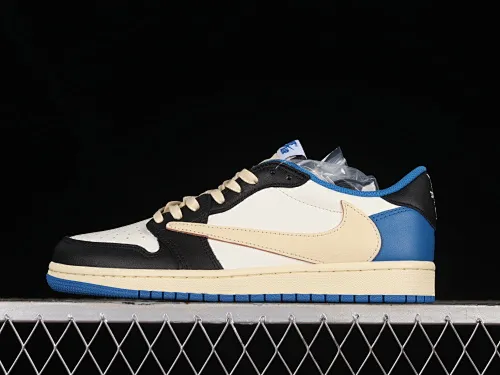 All categories Air Jordan Jordan series basketball shoes Air Jordan 1 Low LJR version Travis Scott x Air Jordan 1 Low OG AJ1 Joe 1 joint overhead hook DM7866-140